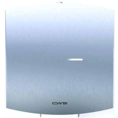 CWS Paradiseline Stainless Steel Superroll Toilettenpapierspender mit Schloss, Edelstahl