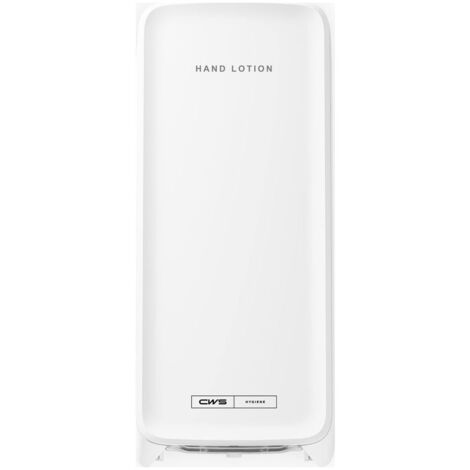 CWS PureLine Handlotion NT berührungsloser Handlotion-Spender mit Schloss, HxBxT 278x136x123mm, Weiß
