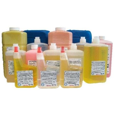CWS Seifenkonzentrat Foam Slim 12 Flaschen à 500 ml je Karton Standard, gelb, Zitrusduft 5480000