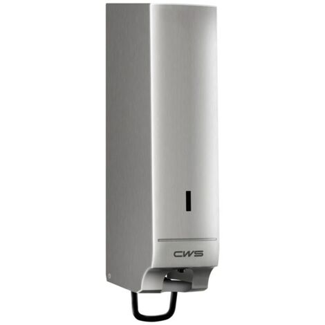 CWS Stainless Steel Foam Seifenschaumpender mit Schloss 500ml, Edelstahl