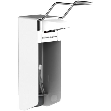 CWS Universalspender 1000 V-Pumpe Aluminium Weiß, entnehmbare Edelstahl-Pumpe flexibles Ansaugrohr