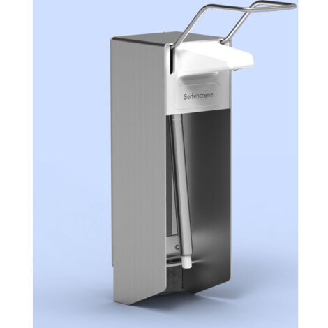 CWS Universalspender 500 Aluminium eloxiert, Edelstahlpumpe, gerades Ansaugrohr