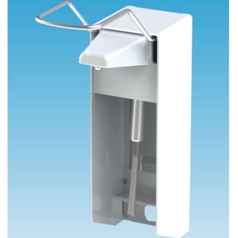 CWS Universalspender 500 Aluminium Weiß, mit Edelstahlpumpe und geradem Ansaugrohr