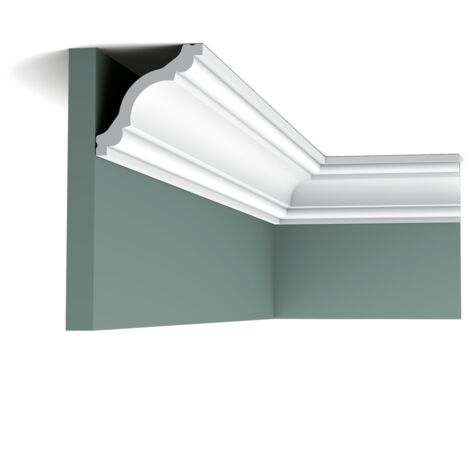 CX123 Corniche plafond Orac Decor - 8x8x200cm (h x p x L) - moulure décorative polymère
