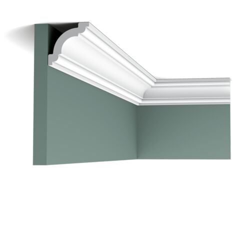 CX124 Corniche plafond Orac Decor - 5x5x200cm (h x p x L) - moulure décorative polymère A l'unité