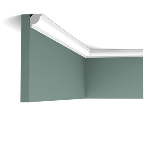 CX132 Corniche plafond Orac Decor - 2x2x200cm (h x p x L) - moulure décorative polymère A l'unité