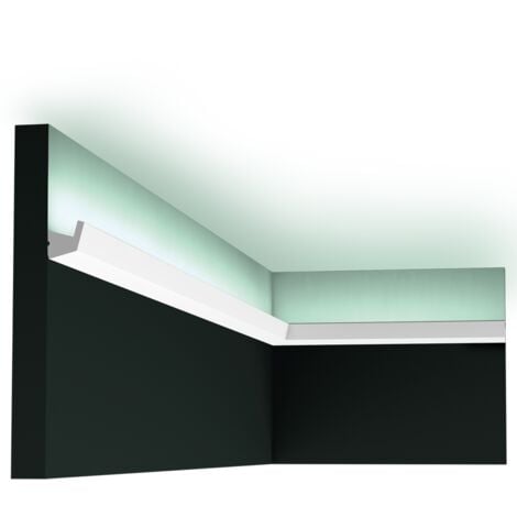 CX189 Corniche pour éclairage indirect Orac Decor - 2,7x2,7x200cm (h x p x L) - moulure décorative polymère A l'unité