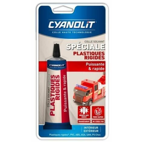 Cyanolit colla speciale per plastica trasparente 20 g applicatore a punta rapida