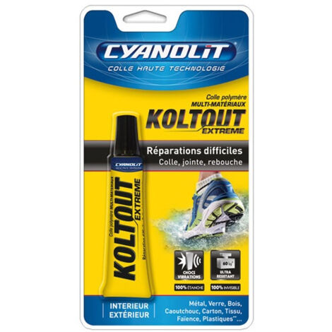 Cyanolit Colle Résiste Kolfort Multimatériaux Tube 20ml - Cyanolit