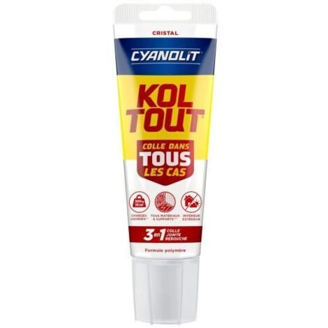 Cyanolit Koltout colle mastic transparent haute performance