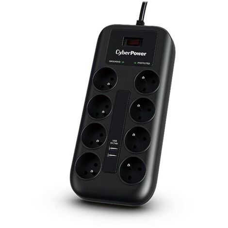 CyberPower Tracer III P0820SUF0-FR limiteur de tension noir