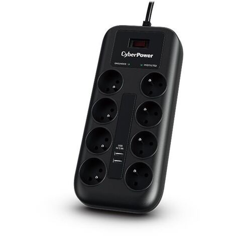 Cyberpower tracer iii p0820suf0-fr Spannungsbegrenzer 8 Ausgänge ac 200 - 250 v schwarz 1,8 m