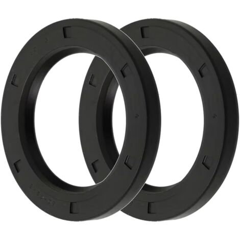 Cyclingcolors 2x Joint à Lèvre Spy étanchéité Métrique Caoutchouc Nitrile NBR Arbre Composant Mécanique Rotatif Huile Vidange Avec Ressort, 18x32x7mm CC