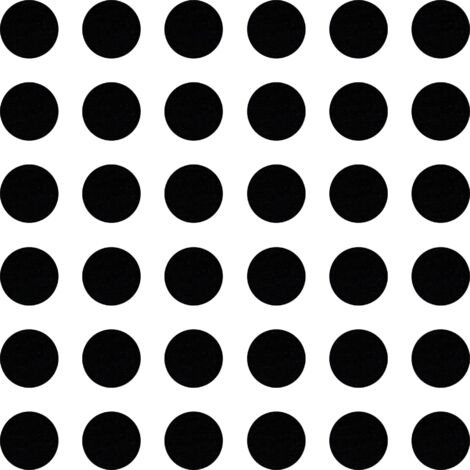 cyclingcolors 36x Copriviti adesivi 25 mm plastica viti copertura coperchi tappi riparazione mobili, Noir