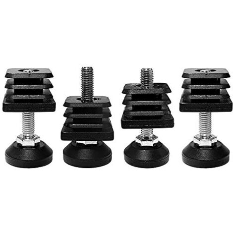 Tappi Terminali In Plastica Tondi Diametro 6-30 Mm, Nylon, Nero E Bianco, Per Tubi