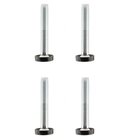 cyclingcolors 4x viti M10 x 80 piedi mobili con bulloni filettati Gambe Vite Regolabile piedini di livellamento