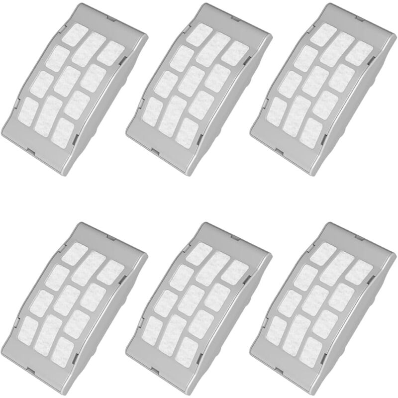 6X Filtre Fontaine Eau Chat Chien Charbon Actif Filtration Mousse Animal Universel, 110x55x25mm - Cyclingcolors