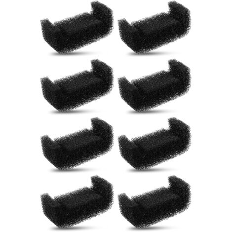 cyclingcolors 8x filtro fontanella per gatti rettangolare acqua spugna fontana schiuma nero universale