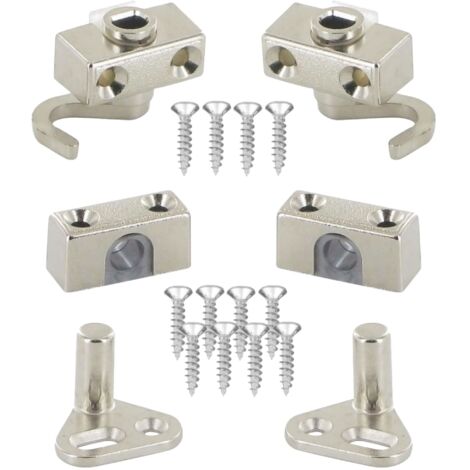 cyclingcolors Accessori per serratura cremonese ad aste rotanti gancio guida perno di fermo guarniture completa
