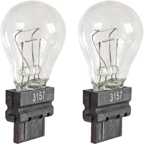Cyclingcolors – Ampoule 3157 12V P27/7W W2.5x16d double filament – Lumière puissante pour feux de freinage et clignotants – Installation rapide - 5x16q