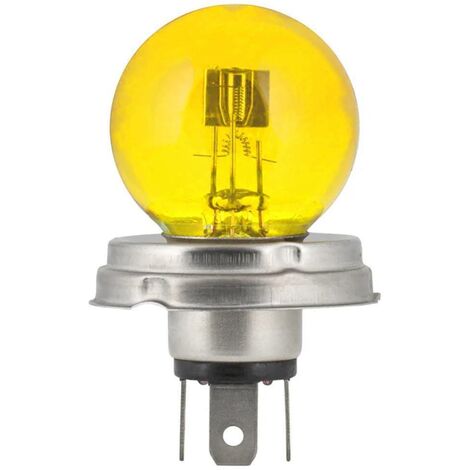 Cyclingcolors – Ampoule 6V 45/40W P45t jaune – Éclairage universel pour voiture, moto, tracteur – Luminosité fiable avec 2 filaments