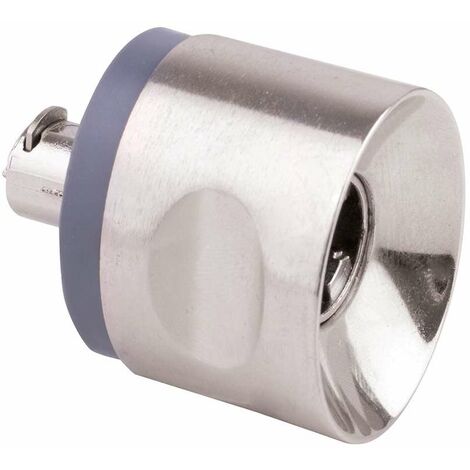 Cyclingcolors – Bouton pour inserts amovibles – Cylindre de serrure 22mm – Finition chromée – Verrou de porte pour placard – Sécurisé avec clé
