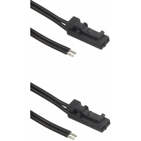 Cyclingcolors – Câble flexible avec connecteur rapide mâle – Lot de 2 câbles 1,8m pour ruban LED 12V 24V – Connexion cuisine, salle de bain