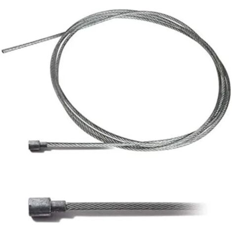 Cyclingcolors – Câble souple acier 2mm x 2.5m – Tête poire 6x6mm – Accessoire pour motoculteur – Compatible tondeuses et tracteurs