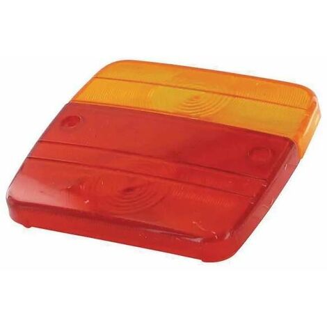 Cyclingcolors – Cabochon feu arrière rouge et orange 100x95 mm – Feu stop et indicateur de direction – Homologation E11 1060 – Pour remorques et camions