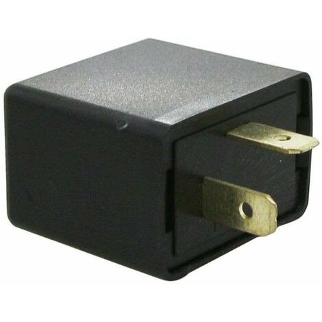 Cyclingcolors – Centrale clignotante universelle 12V 2x10W – Sans buzzer – 2 fiches pour clignotants à ampoule – Pour motos et scooters