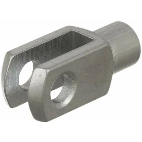 Cyclingcolors – Chape femelle G12x48 M12x1,75 pour vérin à gaz – Acier zingué – Fixation universelle pour tracteurs et véhicules – Longueur 86mm