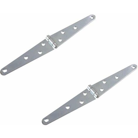 Cyclingcolors – Charnières pentures doubles en acier 150 mm – Pour portes et volets en bois – Charge maximale élevée – Lot de 2 unités
