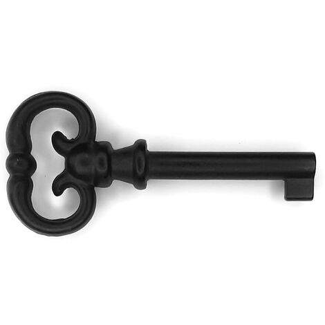 cyclingcolors Chiave serratura antichi ante mobili armadio cassetti (nero)