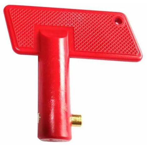 Cyclingcolors – Clé coupe batterie universelle rouge – Interrupteur de circuit pour véhicules – Évite les décharges de batterie – Sécurité assurée