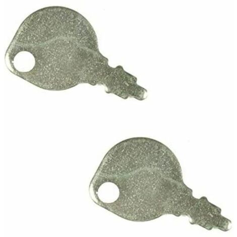 Cyclingcolors – Clé universelle argent pour tondeuses et motoculteurs – Démarrage rapide – Accessoire essentiel pour entretien jardinage – Lot de 2