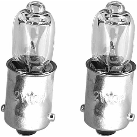 Cyclingcolors – Lot de 2 ampoules BA9S 12V 10W – Éclairage angel eyes universel – Lumière blanche – Pour projets de bricolage et éclairage décoratif
