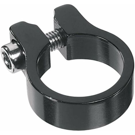 Cyclingcolors – Collier de serrage tige de selle noir en aluminium – Ø28.6mm – Fixation sécurisée sur cadre – Léger et robuste