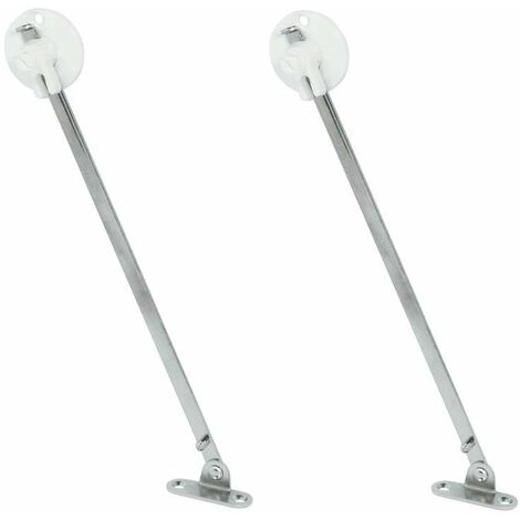 Cyclingcolors – Compas d'abattant à frein 225mm – Freinage réglable – Pour meubles en bois – Installation facile – Compatible avec divers systèmes de montage