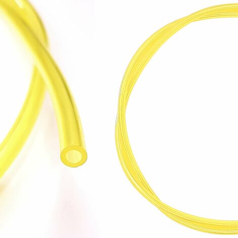 Cyclingcolors – Durite essence silicone 2,5mm x 5mm x 1m – Tuyau transparent pour tondeuse, débroussailleuse, tronçonneuse – Compatible moteurs 2 et 4 temps