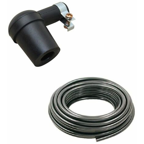 Cyclingcolors – Fil à bougie universel 7mm – Longueur 1 mètre – Antiparasite pour tondeuse, tracteur, motoculteur – Réparation efficace