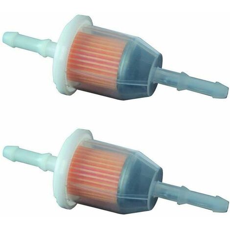 Cyclingcolors – Filtre à essence grand modèle pour tondeuse autoportée – Raccords 6mm et 8mm – Filtration 15 microns – Compatible avec KOHLER et TORO
