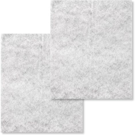 Cyclingcolors – Filtre pour hotte de cuisine 2x à découper blanc 57x47x1cm – Absorption maximale des graisses – Adaptable pour cuisines fréquentes