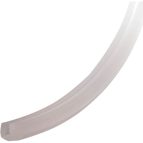 cyclingcolors guarnizione per schermo doccia vasca vetro 4mm 4.5mm in silicone traslucido Trasparente profilo porta scorrevole mobile mensola vetrina, lunghezza 3 metro