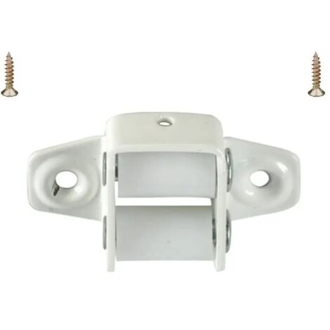 cyclingcolors Guida Cinghia Tapparella nastro spazzole rulli finestra supporto, 15-18mm acciaio bianco