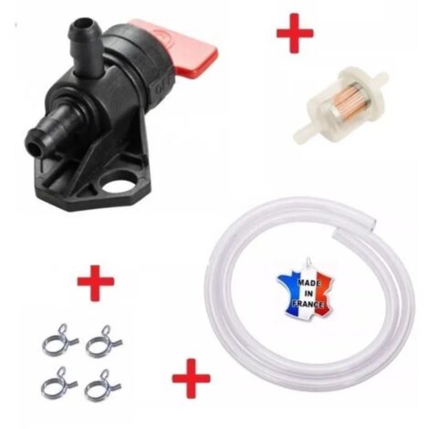 Cyclingcolors – Kit de réparation essence pour tondeuses Honda GCV 135 160 – Robinet, tuyau, filtre carburant, collier de serrage – Fonctionnement optimal - 16950-ZG9-M02