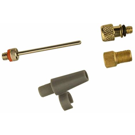 Cyclingcolors – Kit embout de gonflage pour vélo et matelas pneumatique – Raccord transformateur adaptateur – Compatible avec compresseur et pompe