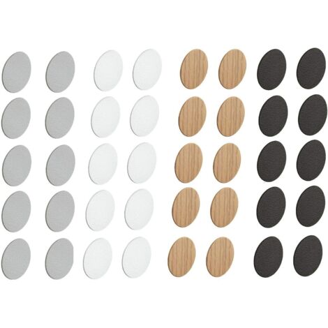 Cyclingcolors – Lot de 10 cache vis autocollants en plastique blanc diamètre 14mm – Épaisseur 0,5mm pour finition esthétique – Compatible avec vis standard