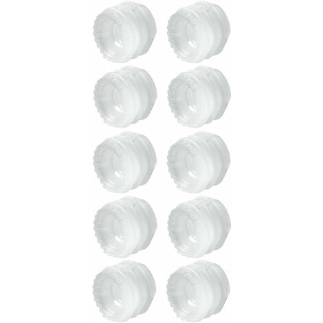 Cyclingcolors – Lot de 10 manchons d'écartement M6 6mm – Insert plastique pour expansion meuble – Diamètre de perçage 10mm – Montage solide