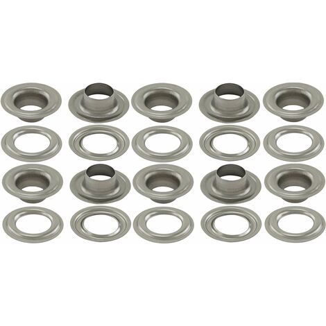 Cyclingcolors – Lot de 10 œillets 16mm mâle/femelle en acier galvanisé – Accessoire de bâche pour piscine, jardin, tente, camping, remorque