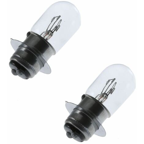 Cyclingcolors – Lot de 2 ampoules 12V 35/35W PX15d double filament – Luminosité optimale pour phares moto et tracteur – 25mm collerette - P15d-25-1